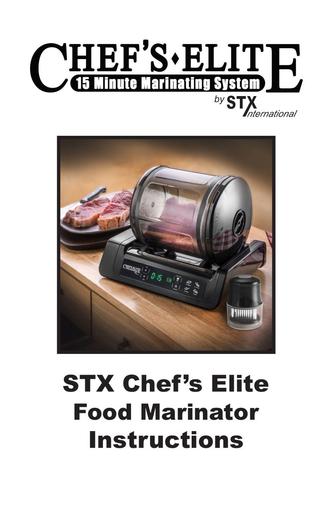 STX Chef's Elite Instructions